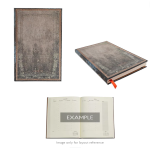 AGENDA 18 MESI PAPERBLANKS 2024/2025 MAXI- GRIGIO TORTORA 