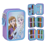 ASTUCCIO 3 ZIP CON ACCESSORI - FROZEN 