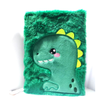 NOTEBOOK A RIGHE PLUSHY CARTOMANIA- SOFFICE PELUCHE- DINOSAURO