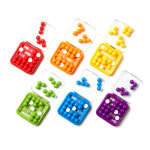 PUZZLE IQ MINI MULTICOLORE - GIOCO CREATIVAMENTE - ARANCIONE