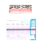 PLANNER SETTIMANALE ORIZZONTALE "MY PLANNING" 2022 - 10X30CM - ROSA