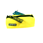 ASTUCCIO TOMBOLINO FLUO MITAMA - SFONDO GIALLO FLUO ZIP NERA