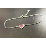 BRACCIALE SOUL GIOIELLI IN OTTONE PLACCATO CON CUORE 