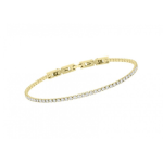 BRACCIALE TENNIS SOUL GIOIELLI IN OTTONE PLACCATO - ORO 