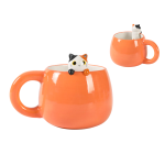 CHARM ORANGE CAT   MUG - ITOTAL